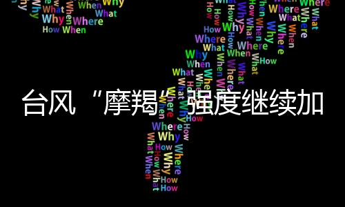 台风“摩羯”强度继续加强 广东滨海景区关闭、跨海航线及时关停